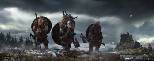 Image of Viking warriors