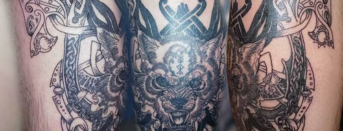 Image of Fenrir tattoo