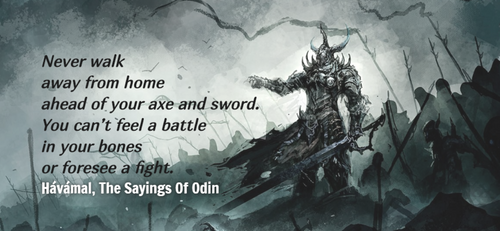 Image of Viking Quotes havamal quotes norse wisdom saying