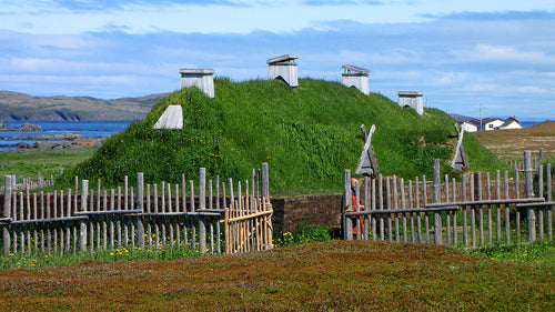 L'Anse Aux Meadow Viking settlement in America