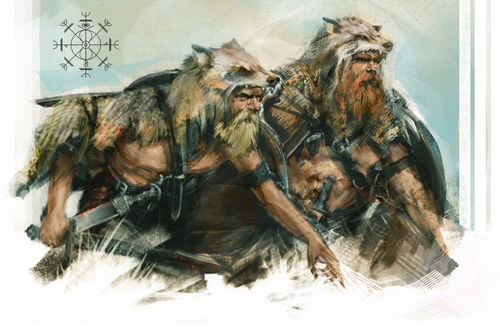 Image of Viking berserker Viking warrior Viking jewelry
