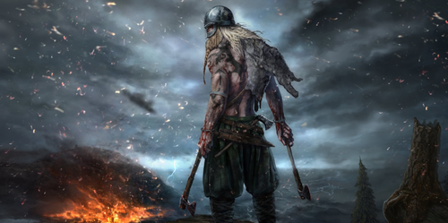 Viking warrior Erik Bloodaxe who murdered his brothers for the throne.