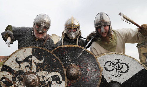 Viking warriors