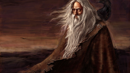Odin the Allfather was the ruler of Asgard, the father of many great Norse gods. 