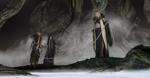 In Norse mythology, there were three Norns who were responsible for creating the course of fate for all beings in the cosmos. No one, even Odin the Allfather, could intervene into what the Norns had decided.