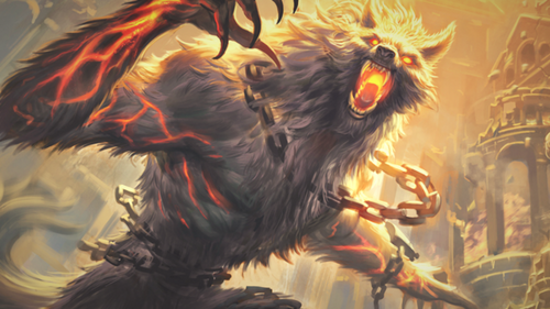 Image of wolf head Fenrir