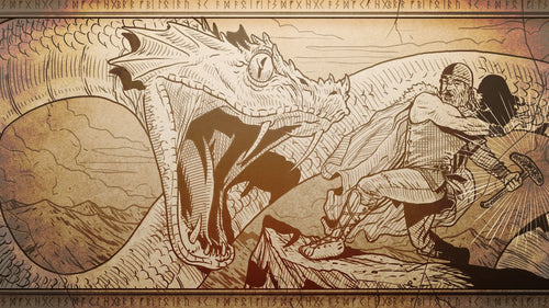 Image of Thor Odin's son Norse myth