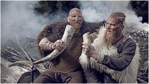 Image of Viking toasting Viking drinking tradition