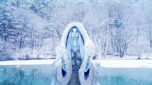 Skadi the giantess of ice and winter in Norse mythology