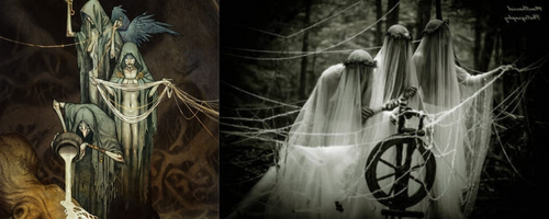 Three Norns in Norse mythology 