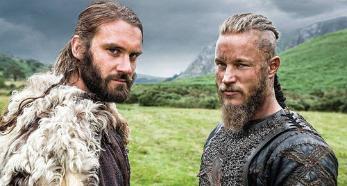 Viking Rollo and Ragnar Lothbrok in Vikings TV Series. Don't mess with the Vikings. 