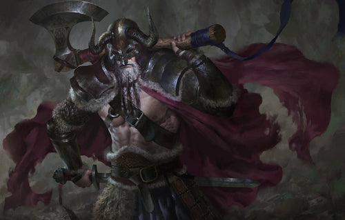 Viking warrior with axe