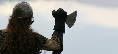 Image of awesome Viking warrior
