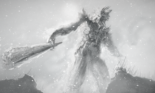 Ymir the first and the biggest giant in Norse mythology