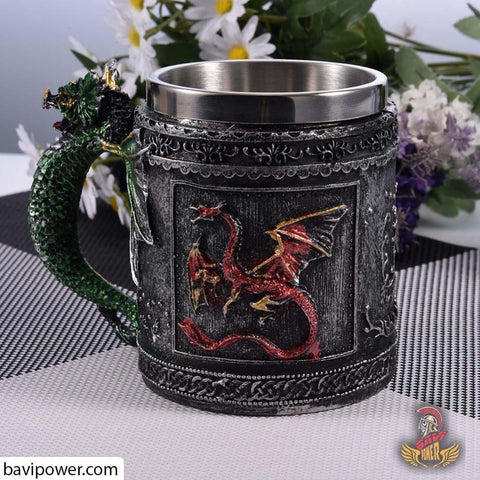 3D Dragon Skull Mugs