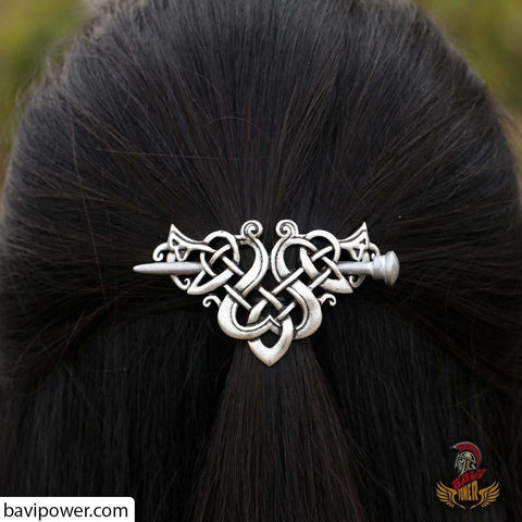 Large Celtics Knots Crown Hairpins F-08