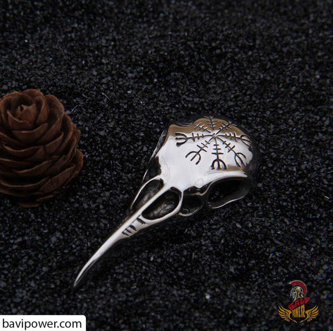 Raven Skull Pendant