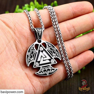 Stainless Steel Valknut Pendant