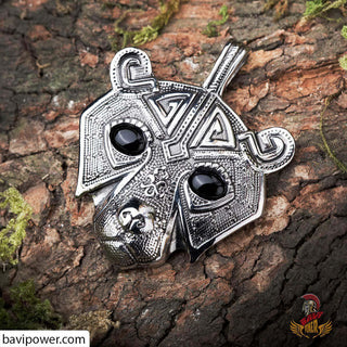 Viking Bear Head Pendant