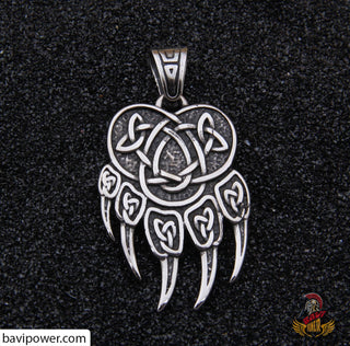 Viking Bear Paw Pendant
