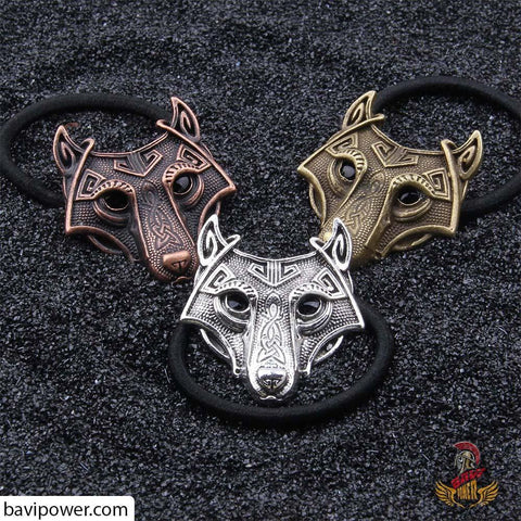 Wolf Head Hair Tie Set of 3 colors