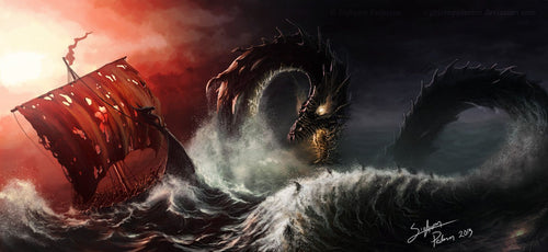 Image of Jormungand Norse Midgard Serpent by SigbjornPedersen on deviantART