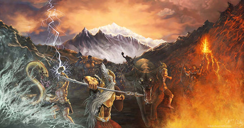Image of Ragnarok Norse mythology