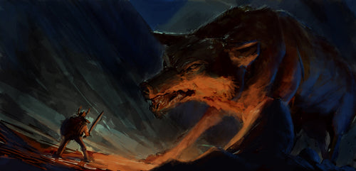 Wolf Fenrir was the most powerful wolf in Norse mythology
