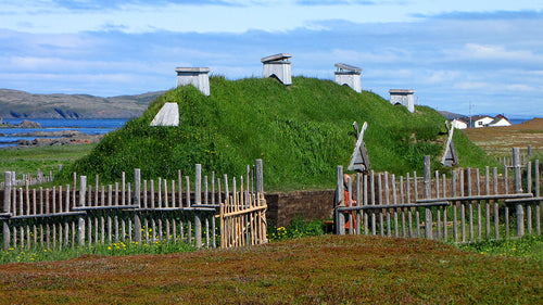 L'Anse Aux Meadow Viking settlement in America 