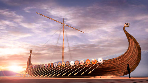 Image of Viking ship Myklebust ship