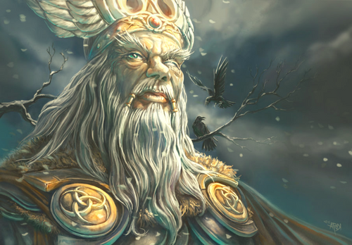 Image of Odin the Allfather Norse Names Definition