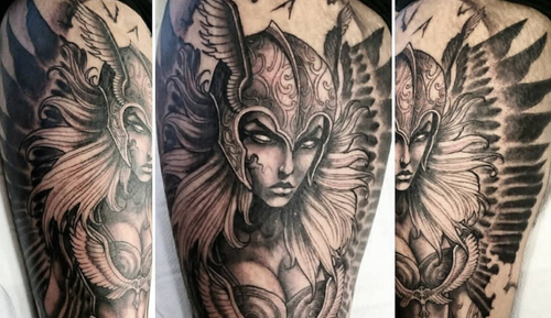 Image of Viking Valkyrie tattoo