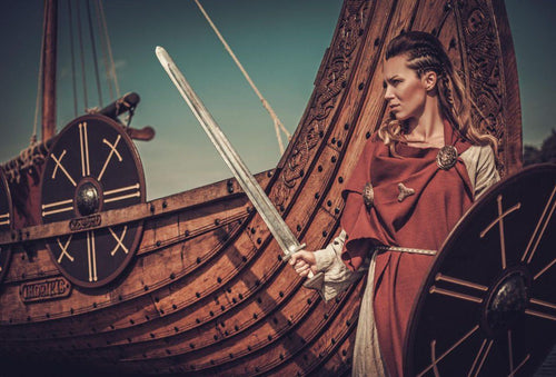Viking shieldmaiden Freydis Eiriksdottir