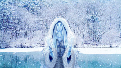 Skadi the giantess of ice and winter in Norse mythology 