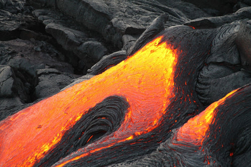 Icelandic lava eruption