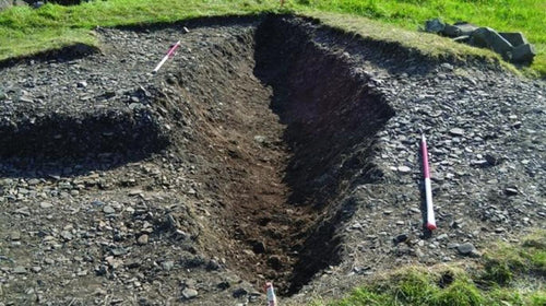 Scottish Viking Ship Viking Boat burial excavated 