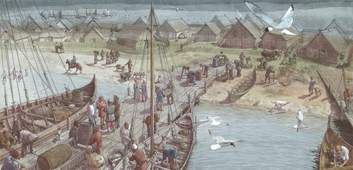Viking trading town