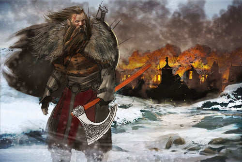 Viking warrior who supported Old Norse Pagan 