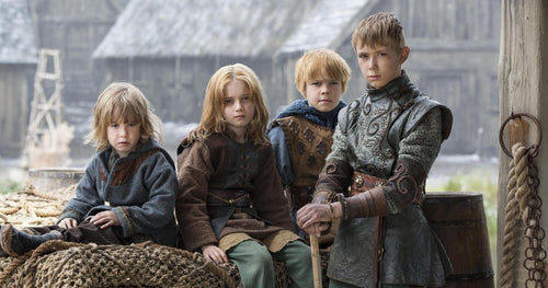 Image of Viking children from tv series Vikings