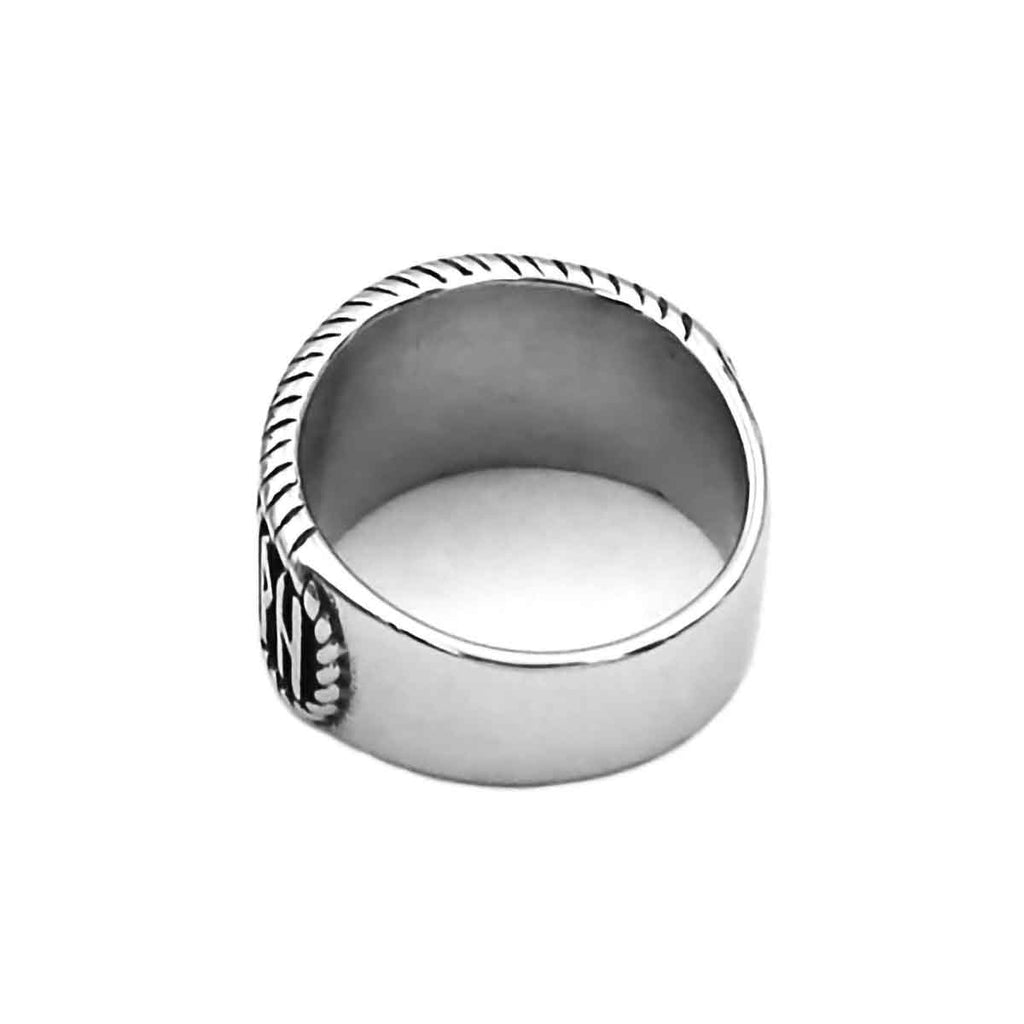 Stainless Steel Viking Valknut Rune Circle Ring