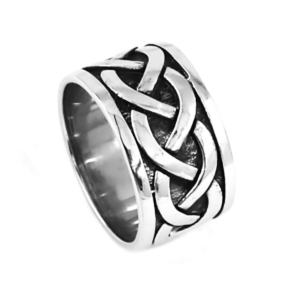 Stainless Steel Celtic Knot Design Ring