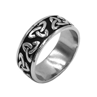 Stainless Steel Celtic Triquetra Knot Ring