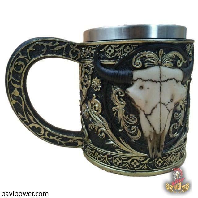 3D Coffee Bull Mug and Goblet