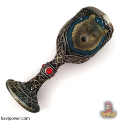 3D Wolf Head Goblet