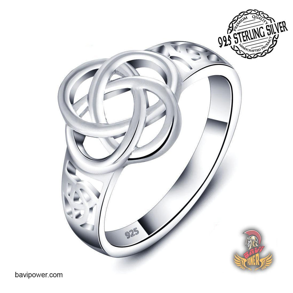 925 Sterling Silver Celtic Knot Ring