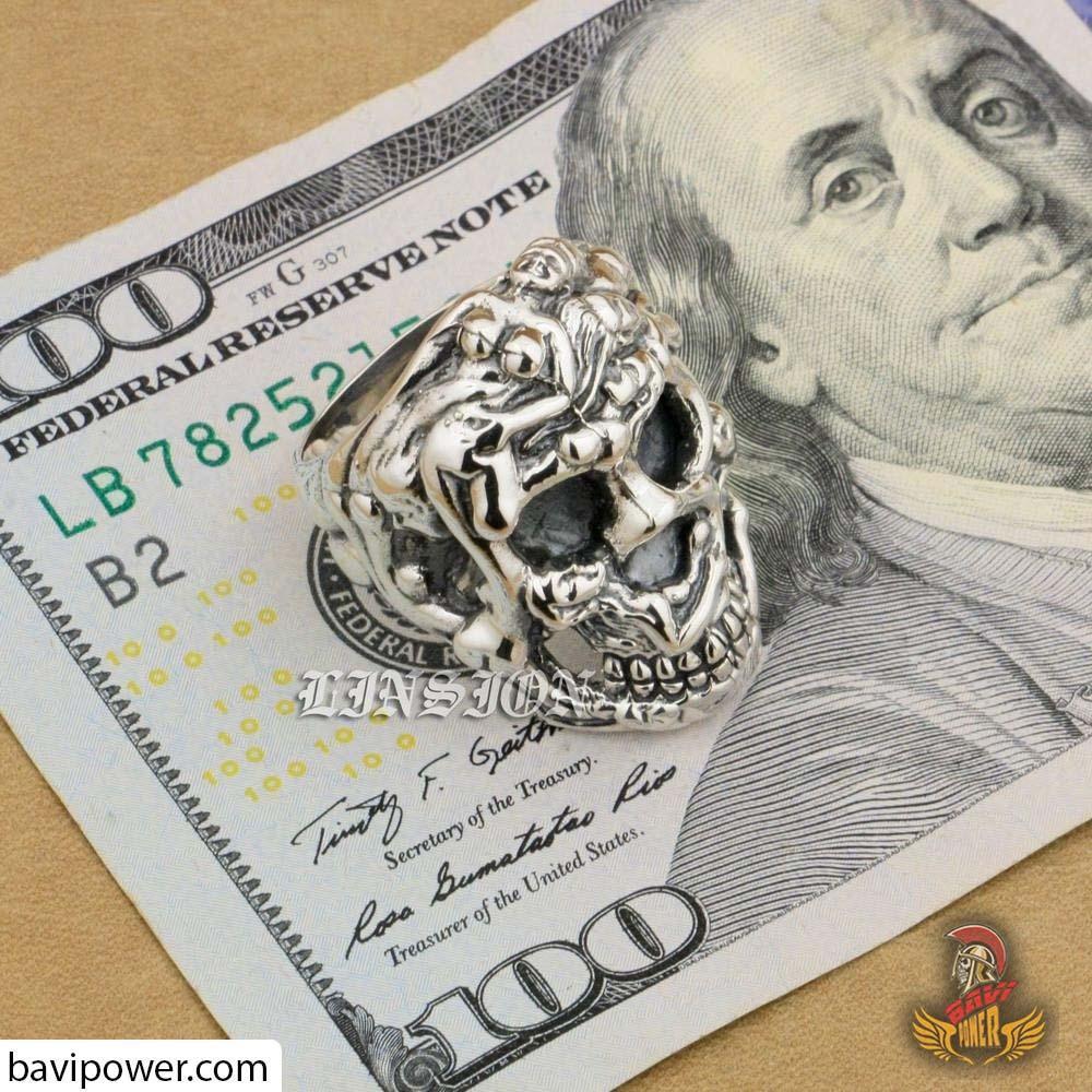 925 Sterling Silver Sexy Skull Ring