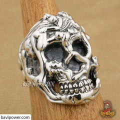 925 Sterling Silver Sexy Skull Ring