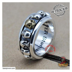 925 Sterling Silver Skull Ring