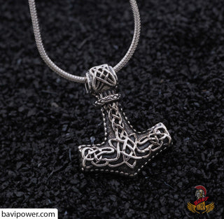 925 Sterling Silver Thor's Hammer Necklace