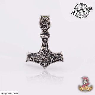 925 Sterling Silver Thor's Hammer Pendant